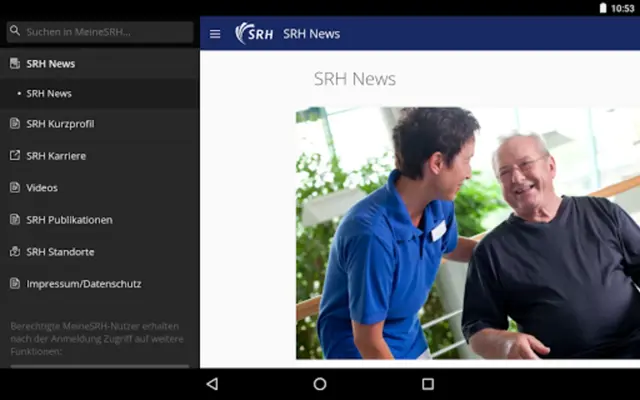 MeineSRH android App screenshot 1